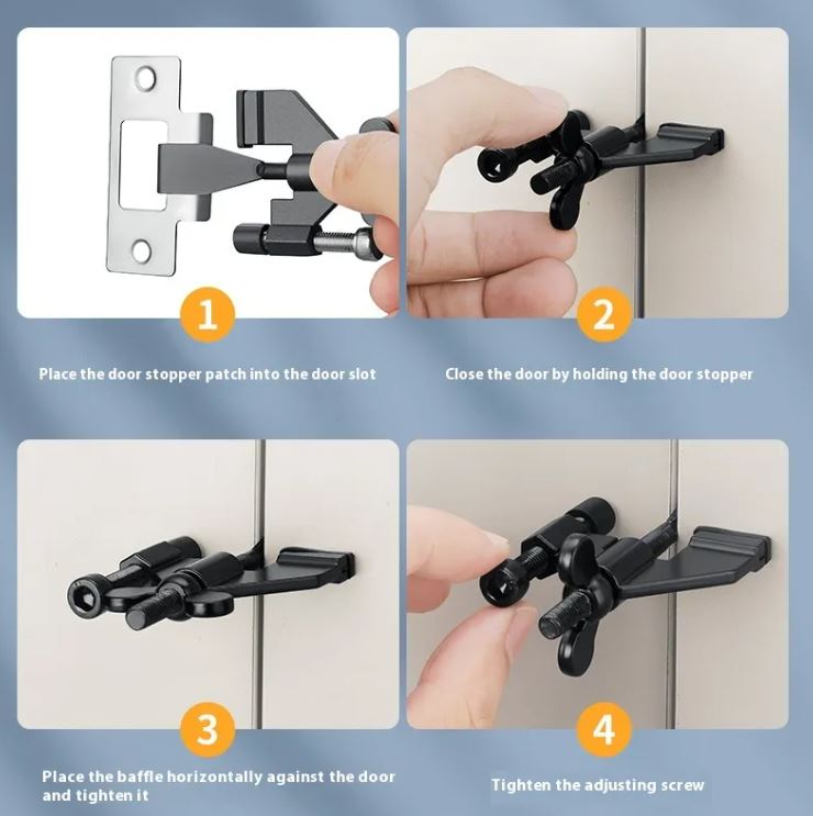 Portable Door Stopper — Travel & Home Security